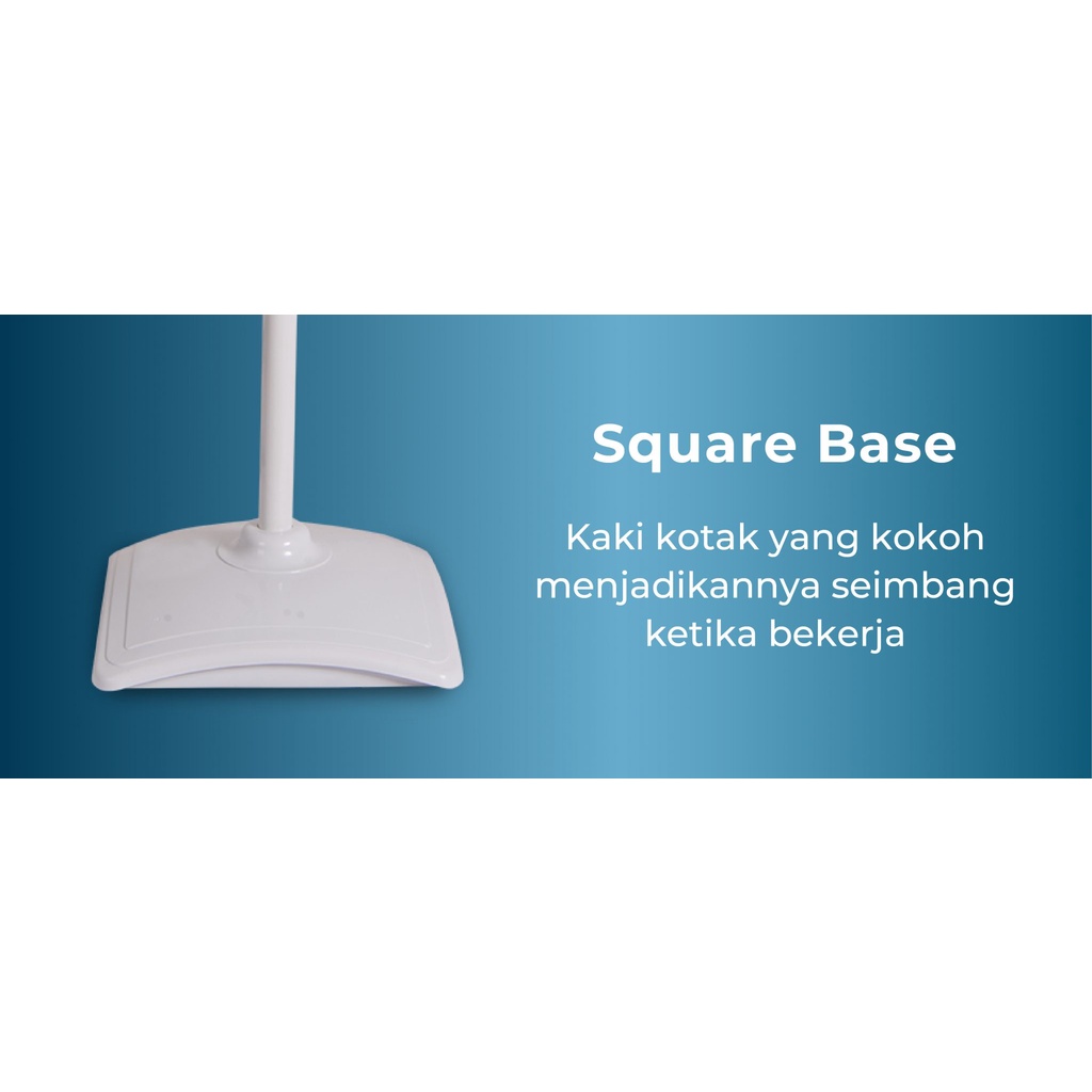 Standfan Miyako KAS-1618 KB 1618KB Kipas Angin Berdiri Duo 40cm 2in1