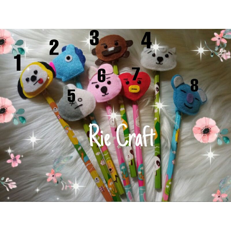 

pensil hias BT21