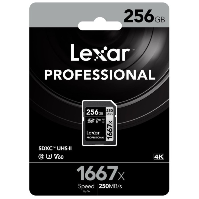 LEXAR Professional 1667X SDCard SDXC SDHC 64GB 128GB 256GB 512GB Garansi Resmi