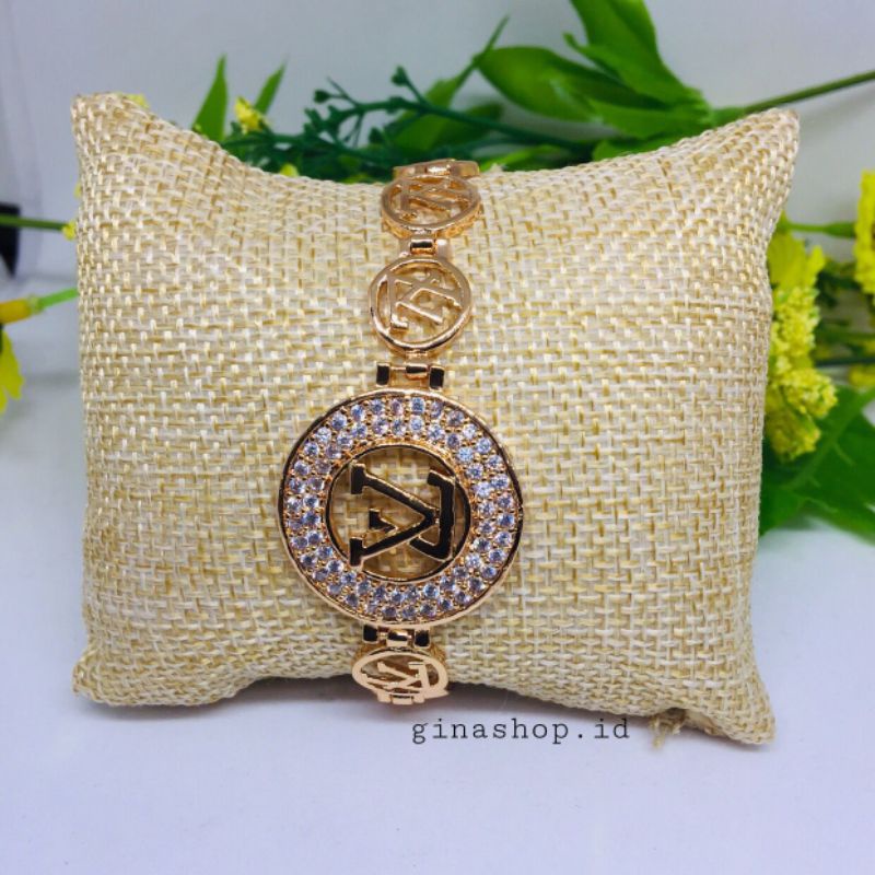 TERBARU-GELANG XUFING PERMATA ZIRCON BULAT ELFI  WANITA DEWASA ANTI KARAT(COD✅)