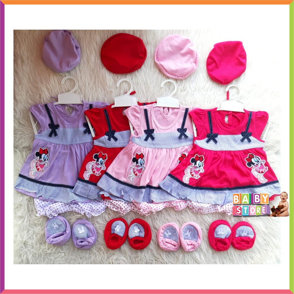 ❤ Baby Fashion ❤ ROK WARNA HANGER SET / SET ROK SEPATU BANDANA BAYI / SET KADO