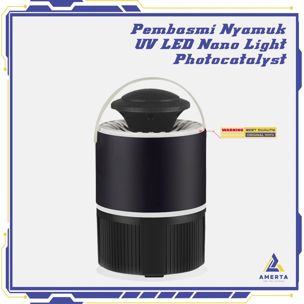 Pembasmi Nyamuk UV LED Nano Light Photocatalyst Taffware LED365 - FL001 - Black