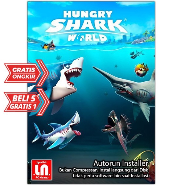 Hungry Shark World - PC  Game - Download Langsung Play