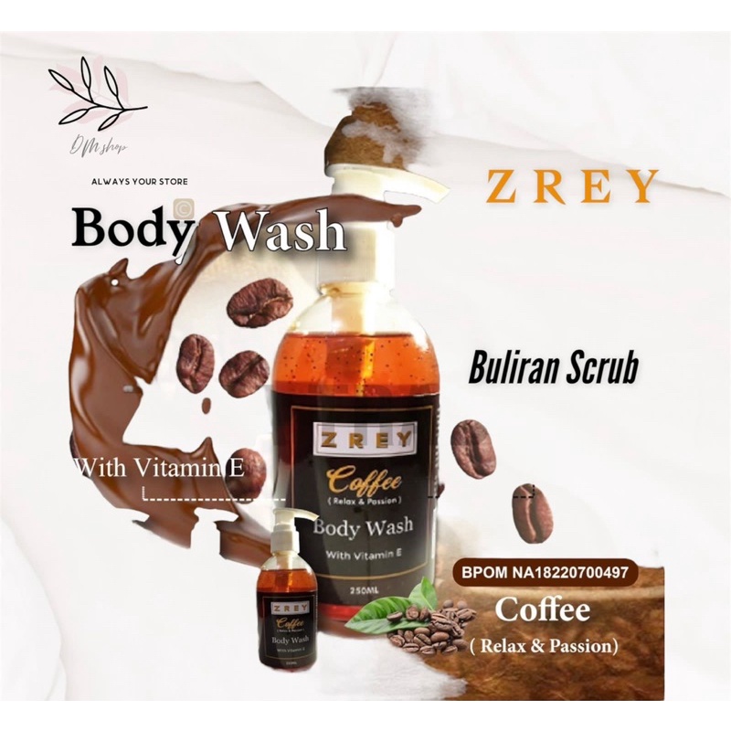 ZREY BODY WASH SCRUB SHOWER 250l