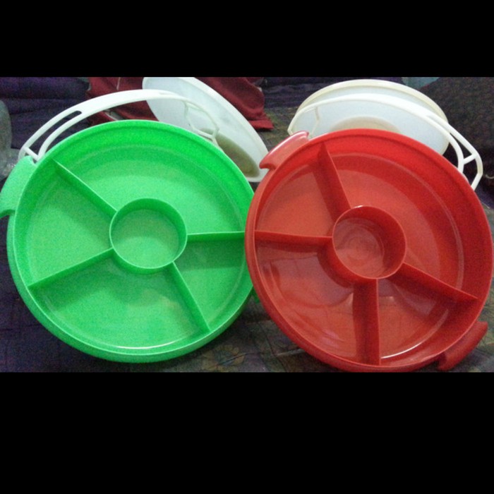 PROMO TERBARU RANTANG CATERING SUSUN 3 BULAT PLASTIK / BOX CATERING SS 3 OMPRENG KOTAK MAKANAN