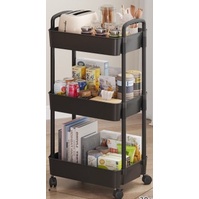 SHENAR TROLLEY / RAK TROLI SALON RAK DAPUR RODA RAK 3 SUSUN SERBAGUNA RAK KAMAR MANDI HANA TROLLEY 3 LAYER