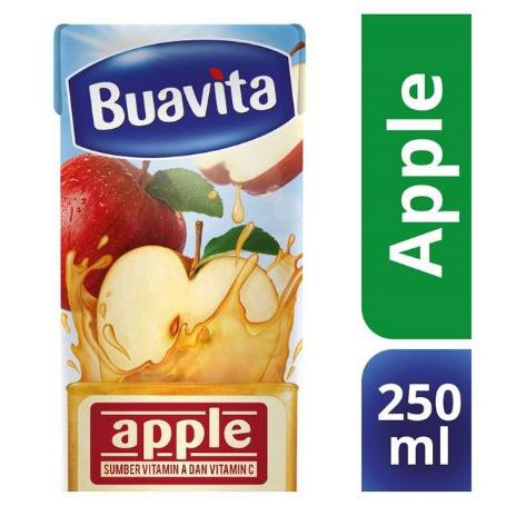 

[LANGSUNG DARI PABRIK] BUAVITA Apple / Apel Minuman Jus Kemasan [250 mL]