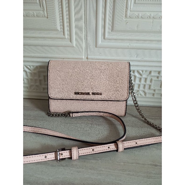 preloved michael kors sling bag soft pink