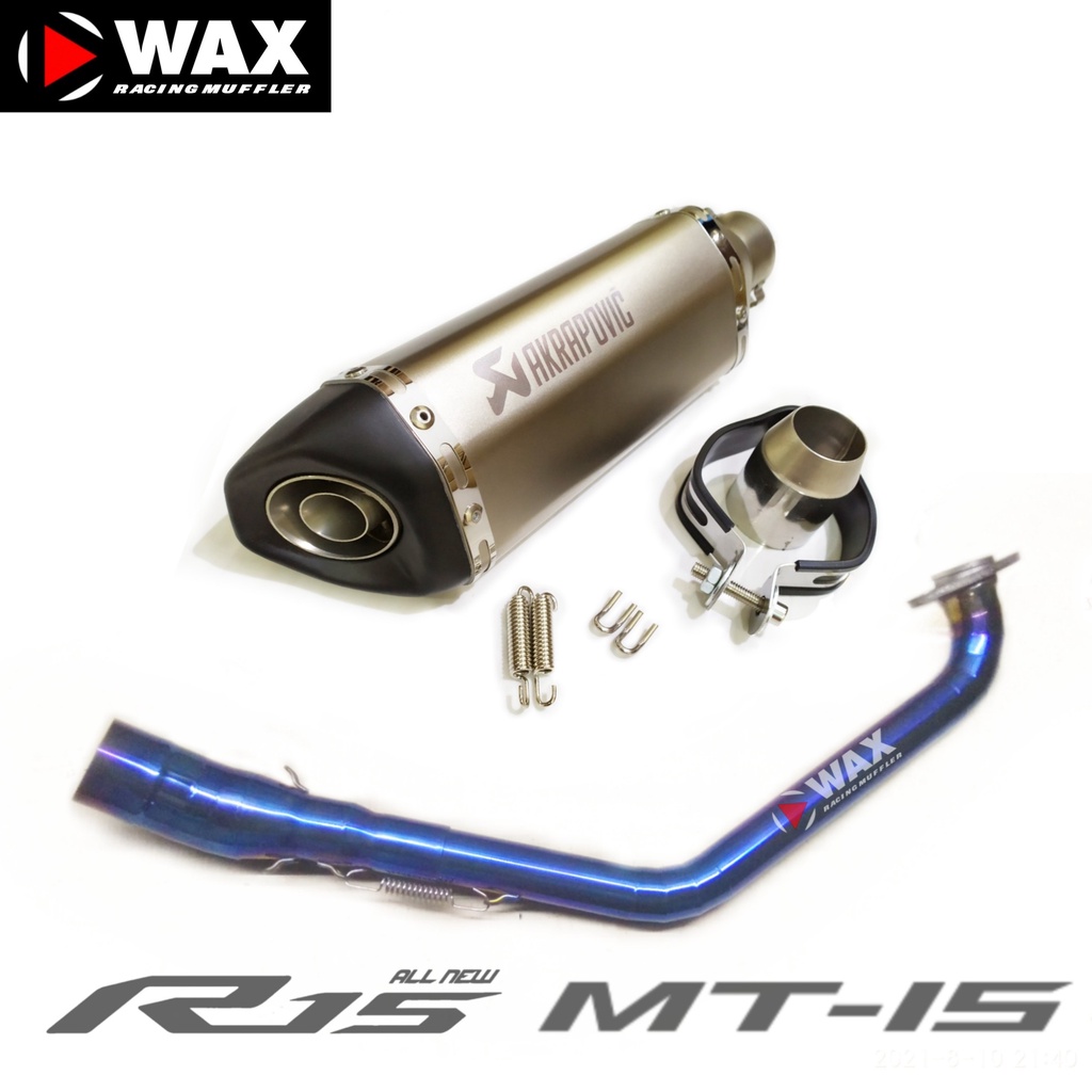 KNALPOT AKRAPOVIC IMPORT FOR YAMAHA R15 R15V3 R15V4 MT15 XSR 155 KOLONG UNDERBELLY