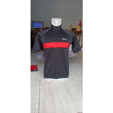 jersey sepeda rapha hitam