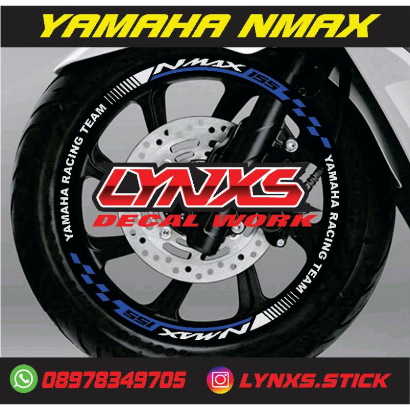 Lis velg cutting Yamaha nmax