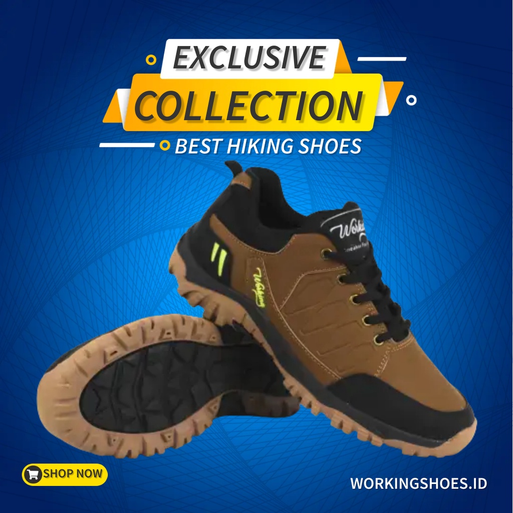 Sepatu Gunung Hiking Pria Wanita Dewasa Import Adventure Touring Offroad Outdoor Shoes Tracker T-04