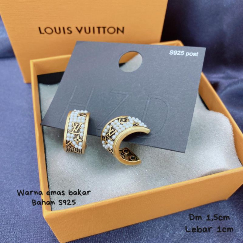 Anting Elfi wanita S925 gold