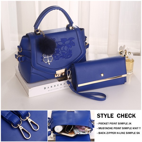 TERBARU SQ2687 TAS 2IN1 ALEXIA LENORE TAS BRANDED BATAM HANDBAG SELEMPANG ELEGAN MEWAH TAS KERJA
