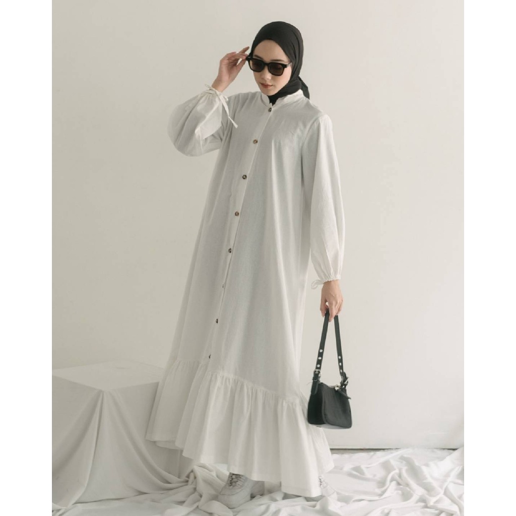 Myrubylicious ACADIA MAXI DRESS-BROKEN WHITE