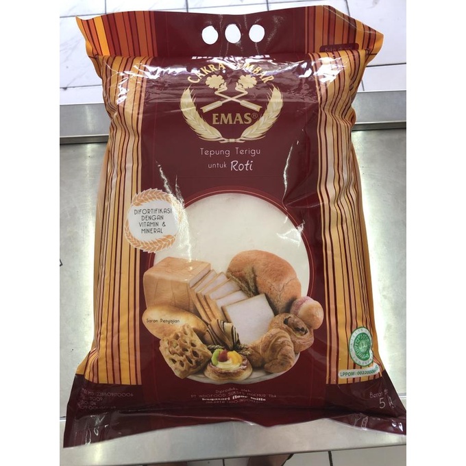 

Tepung Cakra Kembar Emas Premium 5kg