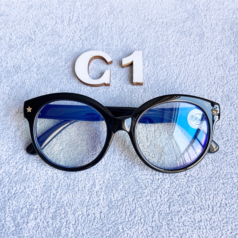 (YUZHU) Kacamata Anak Anti Radiasi Silica Gel Frame Elastis Anti Blue Light Kacamata Komputer
