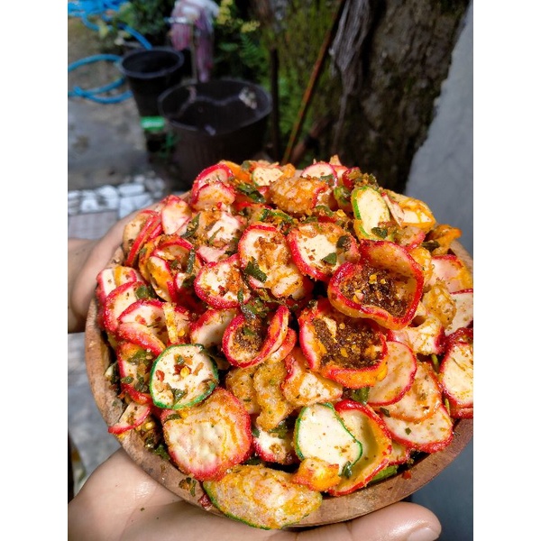 

krupuk seblak pedas daun jeruk murah 50 gram 80 gram
