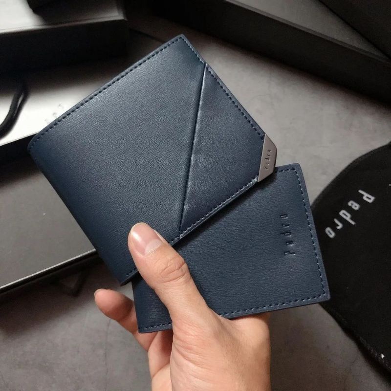 7.7 SALE | PDRO Men Leather Bi-Fold Money Wallet