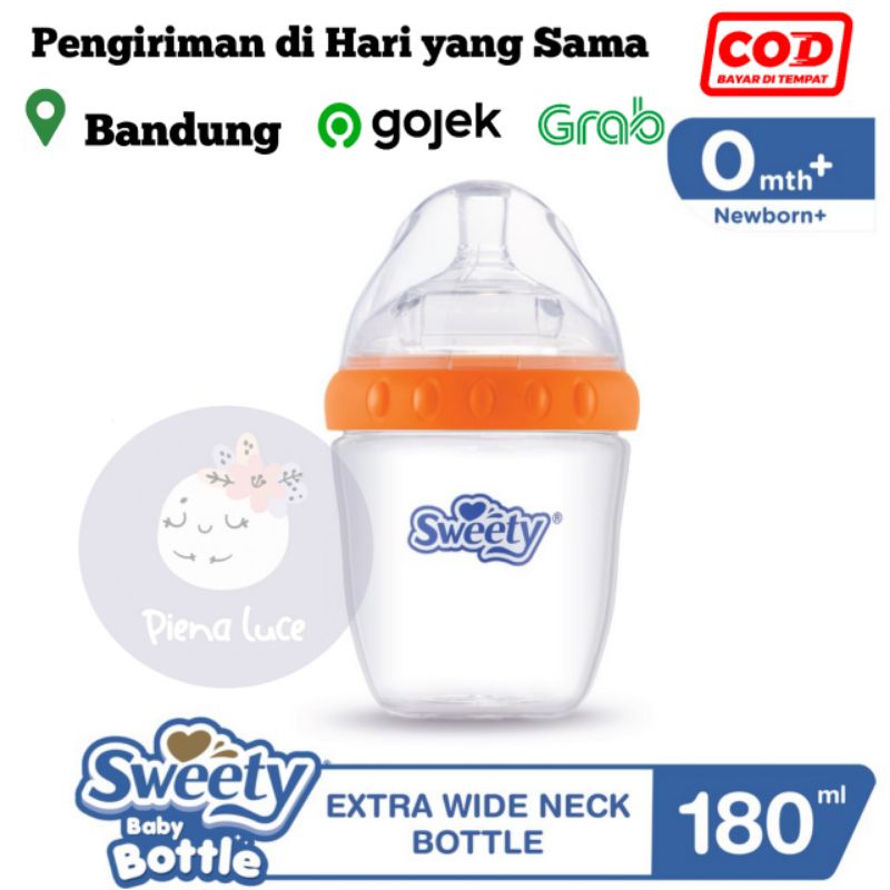 Sweety Baby Bottle Botol Dot Susu Bayi 180 ml Orange