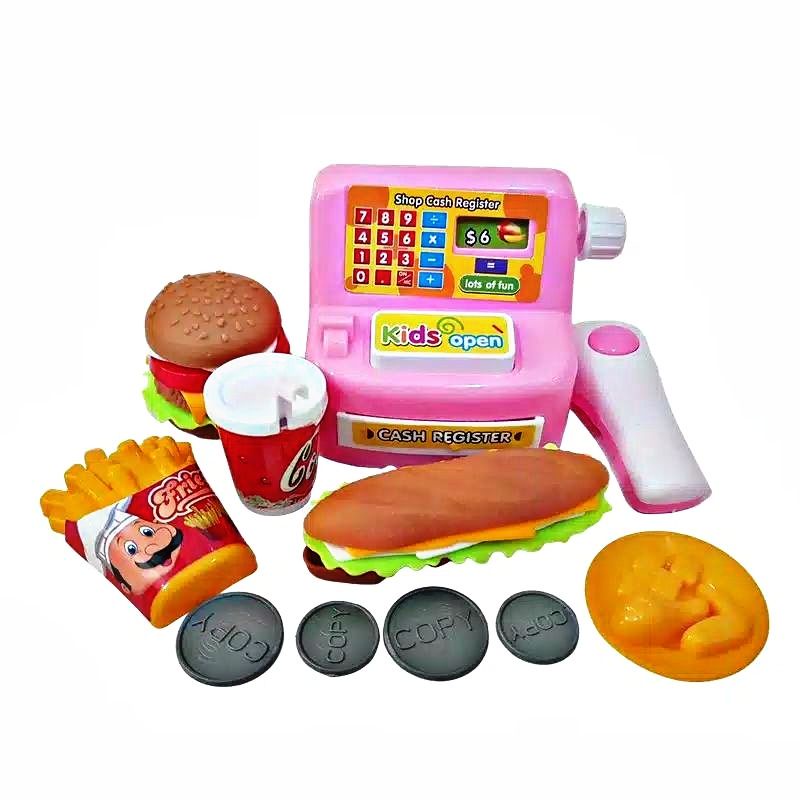LK 15 - Mainan Anak Kasir-Kasiran Set Lengkap Ukuran Mini/ Mainan Edukasi Kasir dan KFC