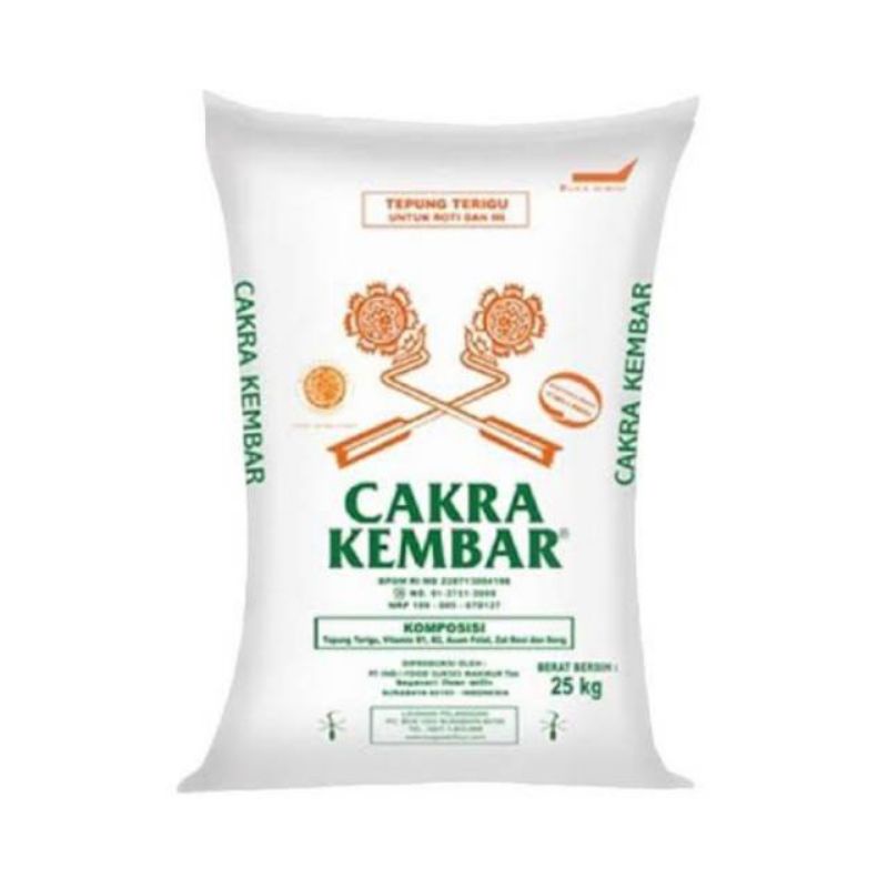 

TEPUNG TERIGU CAKRA KEMBAR 25kg BOGASARI SAK