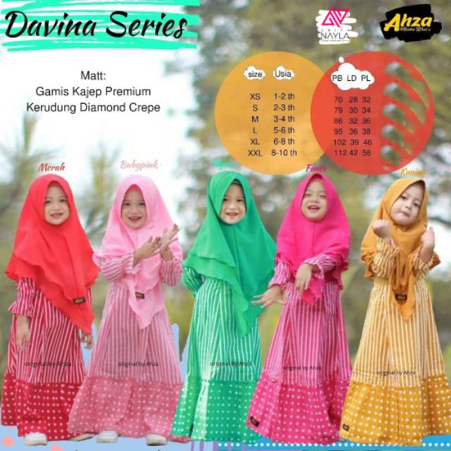 Davina kids syari xxl