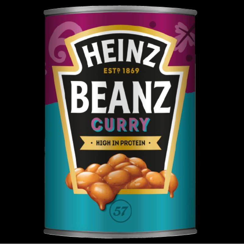 

HEINZ BEANZ CURRY HIGH PROTEIN 415GR