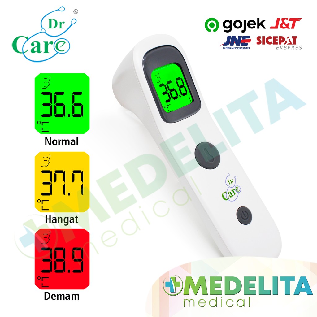 Thermometer Infrared FT100C / Termometer Infrared Non Kontak - DR CARE