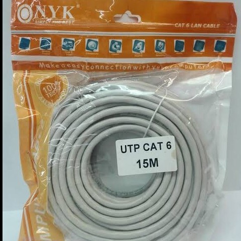 KABEL LAN CAT6 NYK / LAN CAT 6 15M / CABLE LAN 15 M