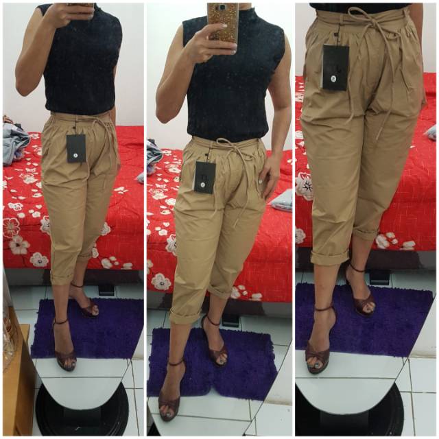 One set top celana 7/8 fashion murah import bkk bangkok baju stelan casual wanita style korea