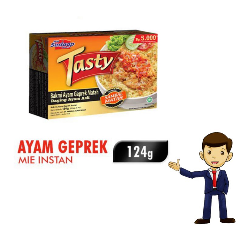 

Sedaap Tasty Bakmi Geprek Matah 124gr