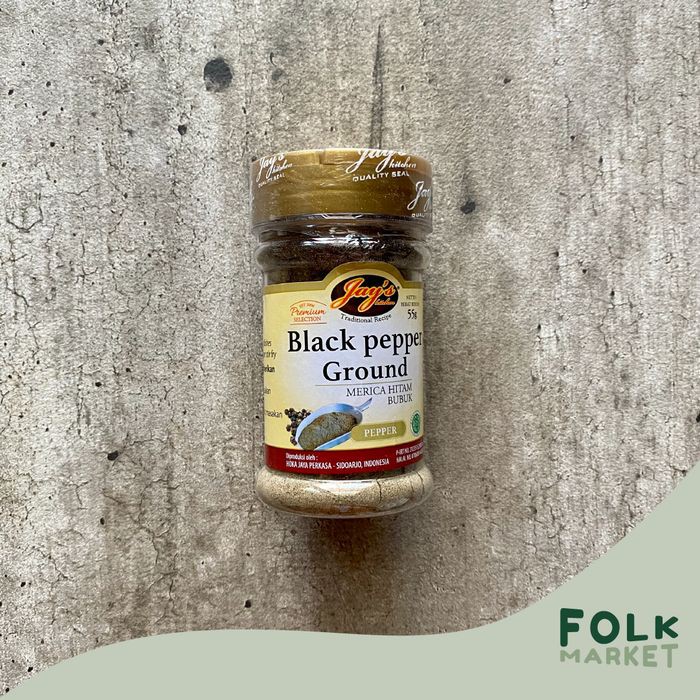 

JAY'S JAYS Black Pepper Ground / Lada Hitam Bubuk 55 Gr