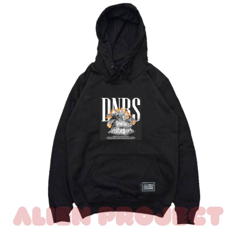 Alien Project Hoodie DNRS Hoodie Pria Hoodie Cowok