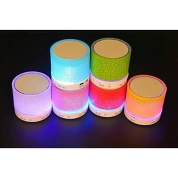 Speaker Bluetooth BOF2 LED Mini Praktis Grosir