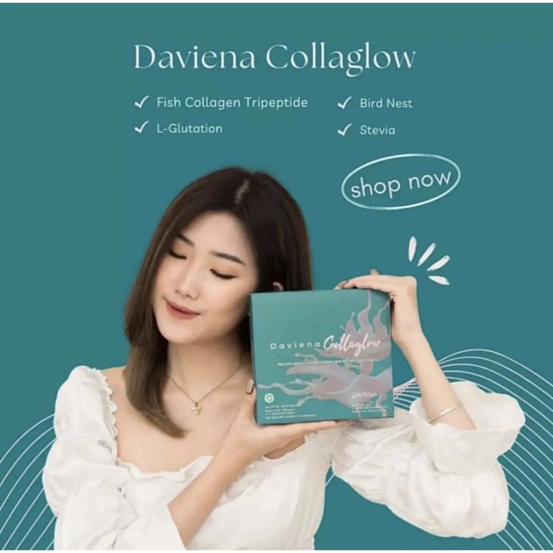 COLLAGEN DAVIENA SKINCARE | COLLAGLOW DRINK DAVIENA