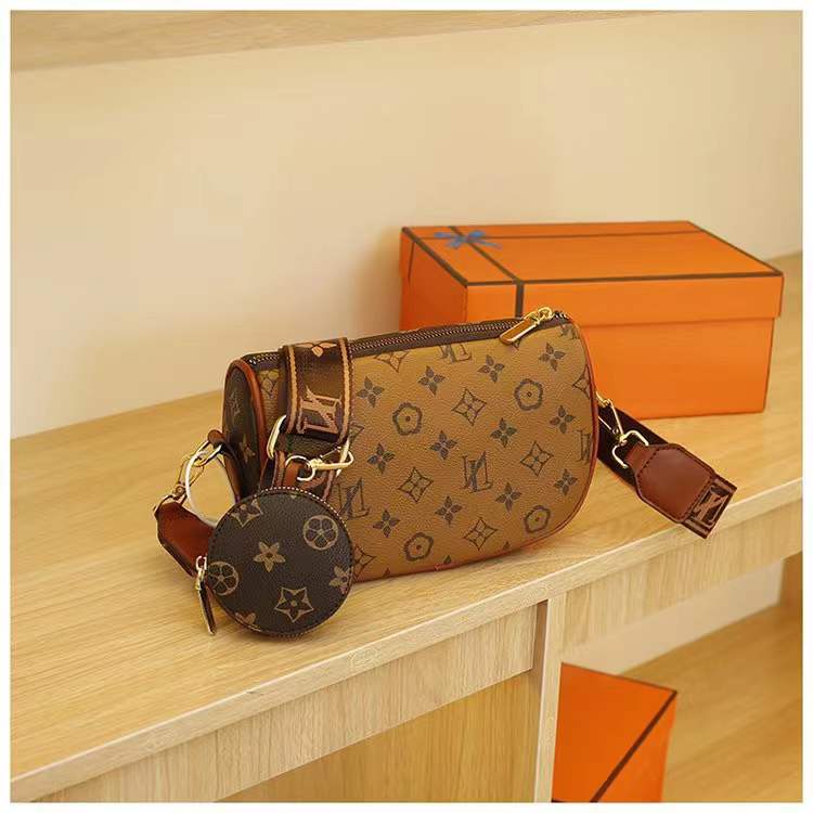 BJ62905 (2IN1) - BROWN/COFFEE - TAS SLEMPANG DOMPET KOIN WANITA FASHION IMPORT MODIS ELEGAN TERMURAH TERLARIS TERBARU BAGSTORE JAKARTA TAS BATAM ZC2905