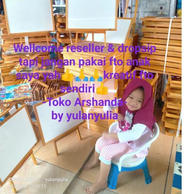 

[KODE PRODUK WL7H99569] papan tulis 32x42 white board + standing gratis spidol+penghapus +Tali