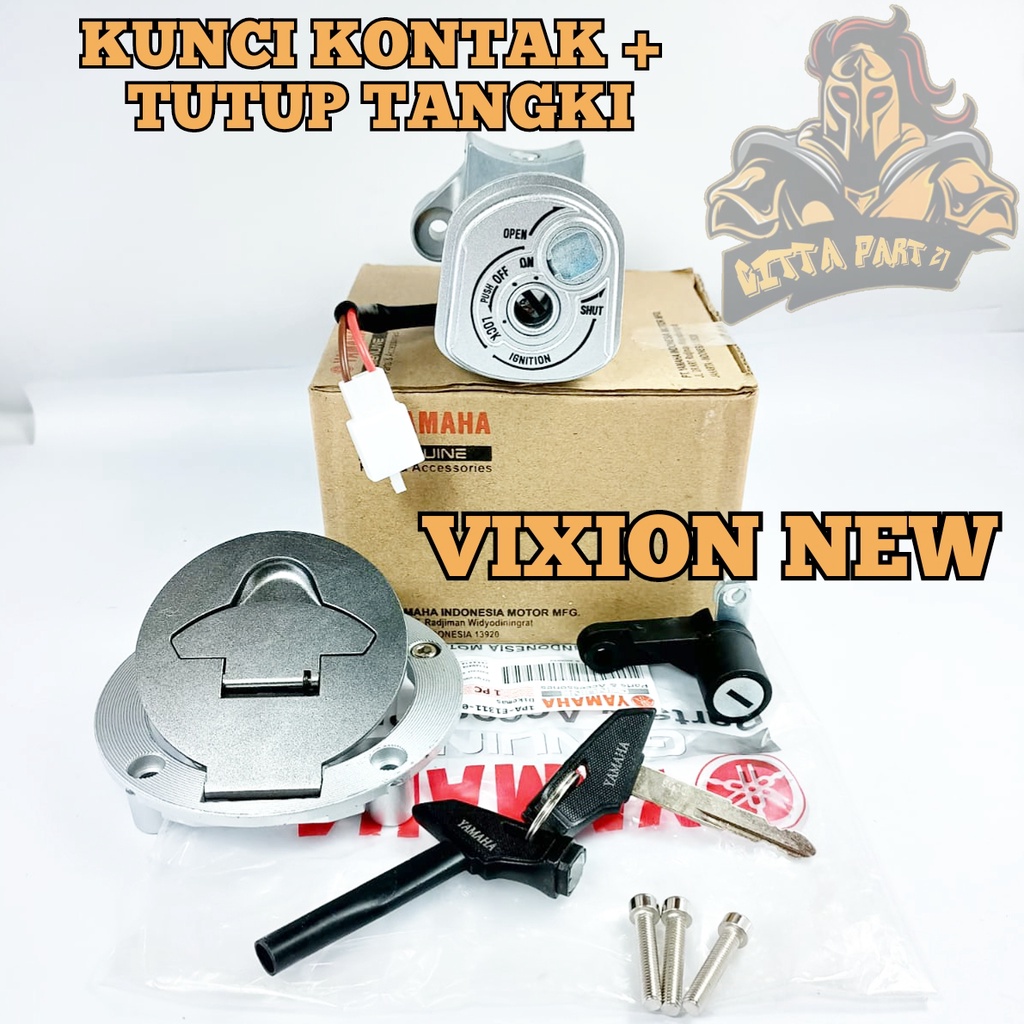 KUNCI KONTAK SET PLUS TUTUP TANGKI ASLI ORIGINAL YAMAHA 1PA VIXION KUALITAS ASLI ORIGINAL YAMAHA YGP PASTI PRESISI AWET DAN DIJAMIN MANTAP VIXION NEW KUNCI VIXION NEW KUNCI SET VIXION NEW KONTAK VIXION NEW KONTAK SET VIXION NEW STOP KONTAK VIXION NEW