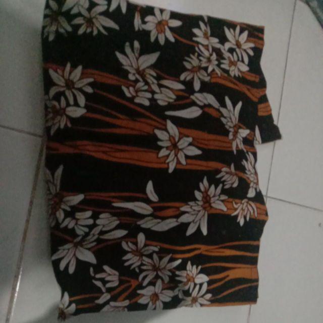 Atasan Wanita Tunik Batik Motif Bambu Harum