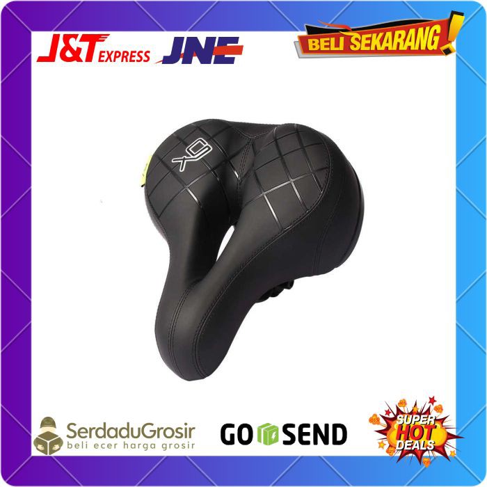 Sadel Sepeda Super Empuk Sepeda MTB Seli Lipat Gunung Shock Absorption Reflective Tape