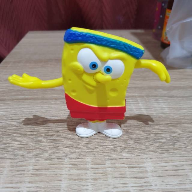 Happy Meal Spongebob krab Hadiah Mcdonalds Mainan Mcd Burger Kings Bukan Spongebob krab hokben