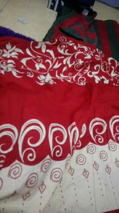 O5- Atasan Muslim Wanita Tunik Batik Size Jumbo U/  Muslimah & Hijaber Bahan Katun Strecth