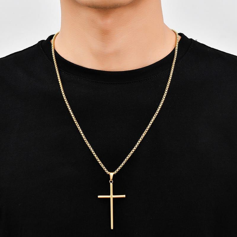 KALUNG TITANIUM ROLO GOLD BANDUL SALIP POLOS