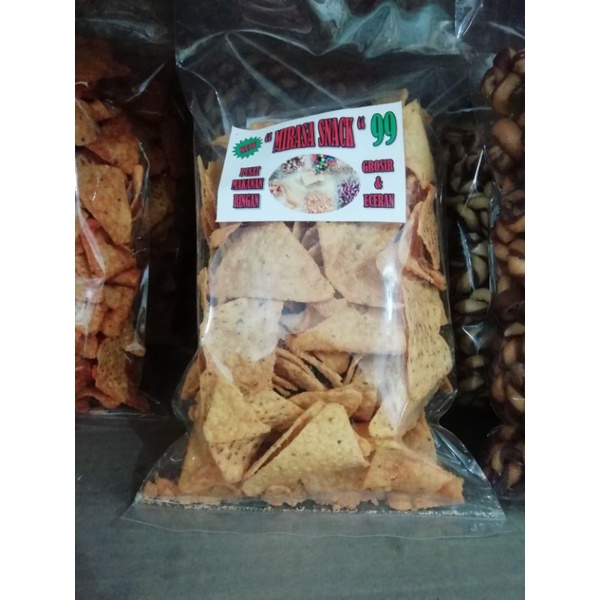 

Tortila Chips / Cemilan asin gurih / Keripik Tortila / Snack Kiloan