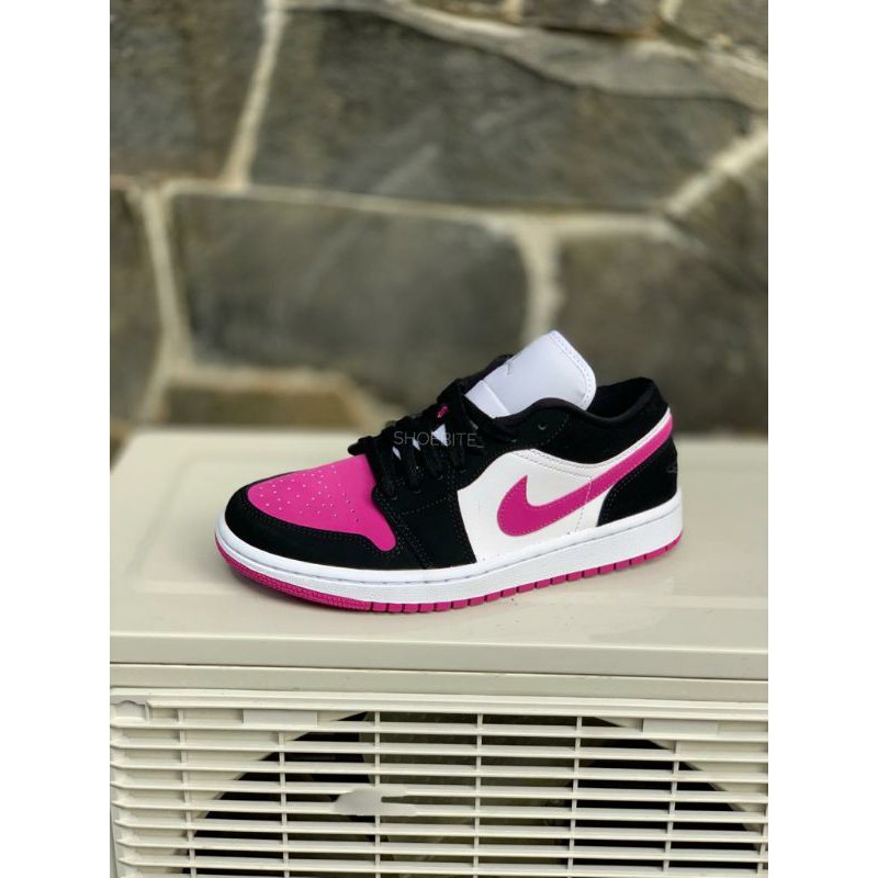 nike air jordan 1 low wmns black cactus flower