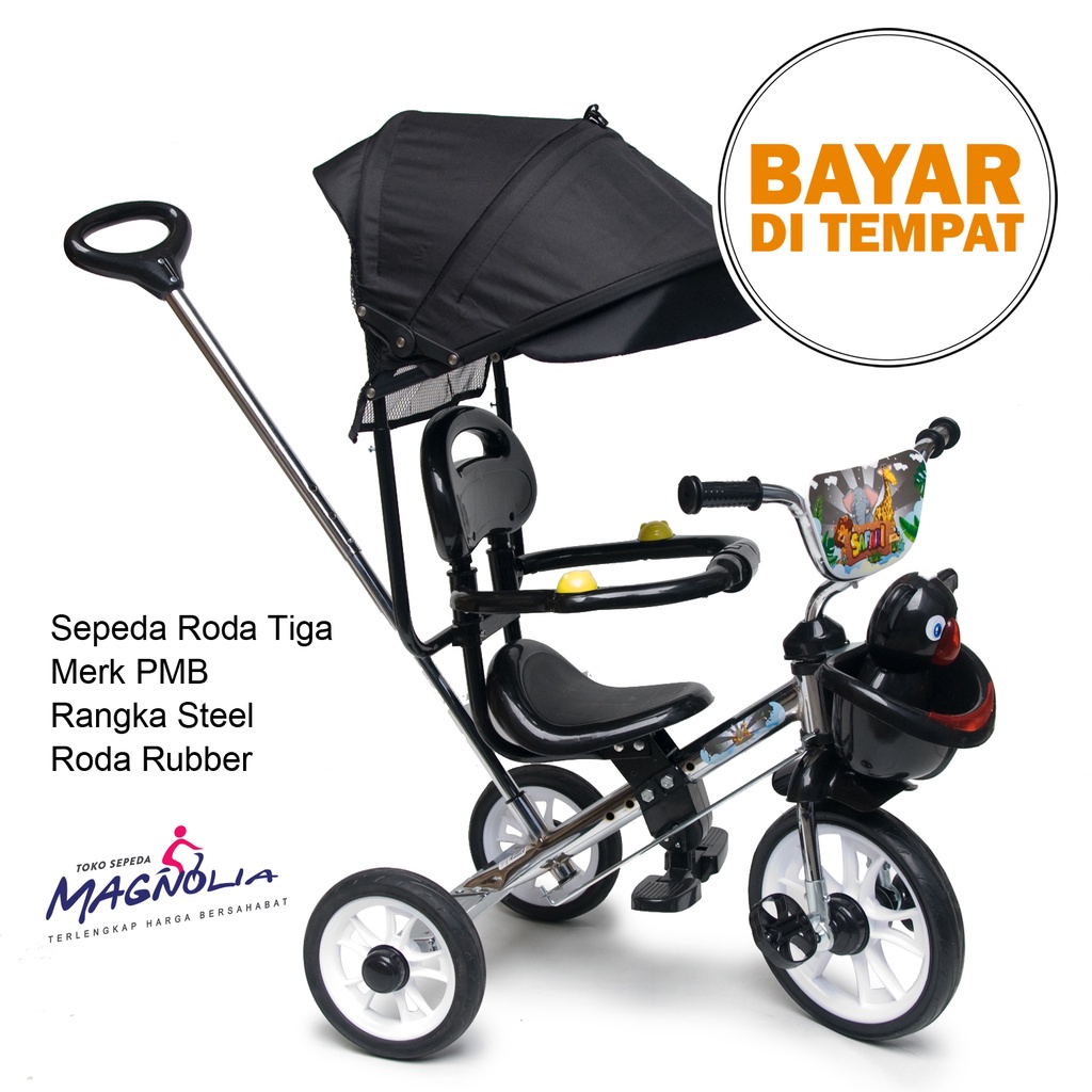 Sepeda Roda Tiga Sepeda BMX PMB Sepeda Anak 2- 3 Tahun Mainan Anak