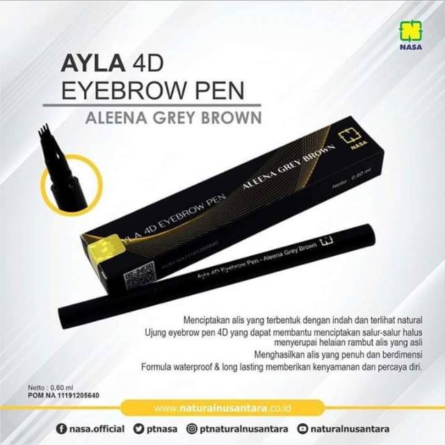Eyebrow pen 4d pensil alis 4d pensil alis murah