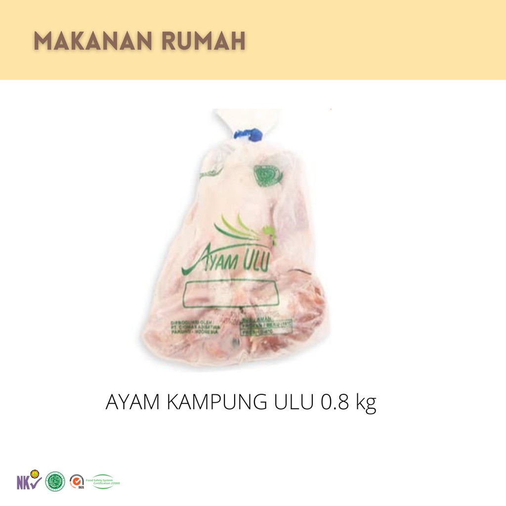 AYAM ULU - Ayam Kampung Ulu 0.8 kg
