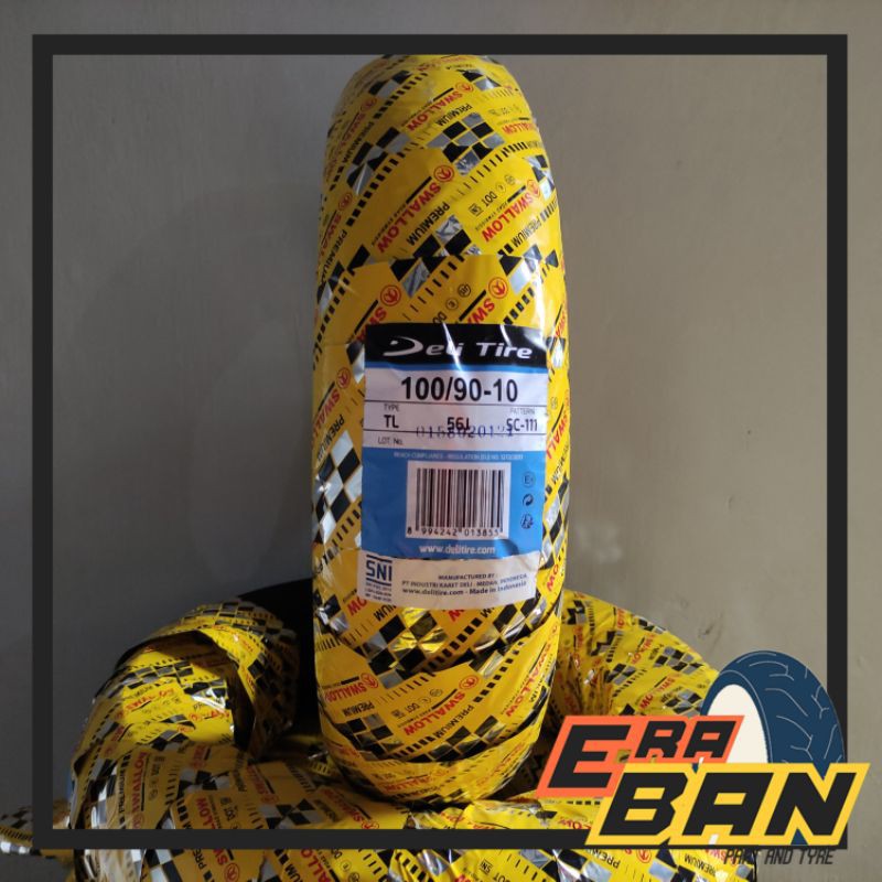 BAN SWALLOW SC 111 100 90 RING 10 TUBELESS VESPA SCOOTER
